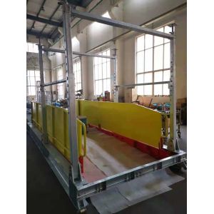 Retractable Load Deck Platform Sand Blasting Epoxy Paint Loading Platform