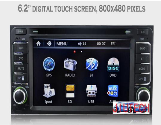 Car Stereo GPS Headunit Multimedia DVD Player for Toyota Hilux Land Cruis Prado