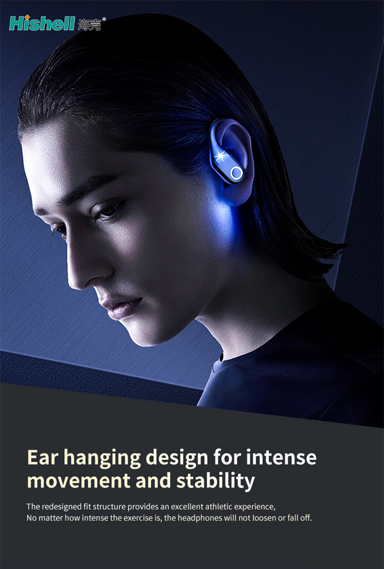 Ear Hanging ENC ANC True Wireless Stereo Bluetooth Earphones J10