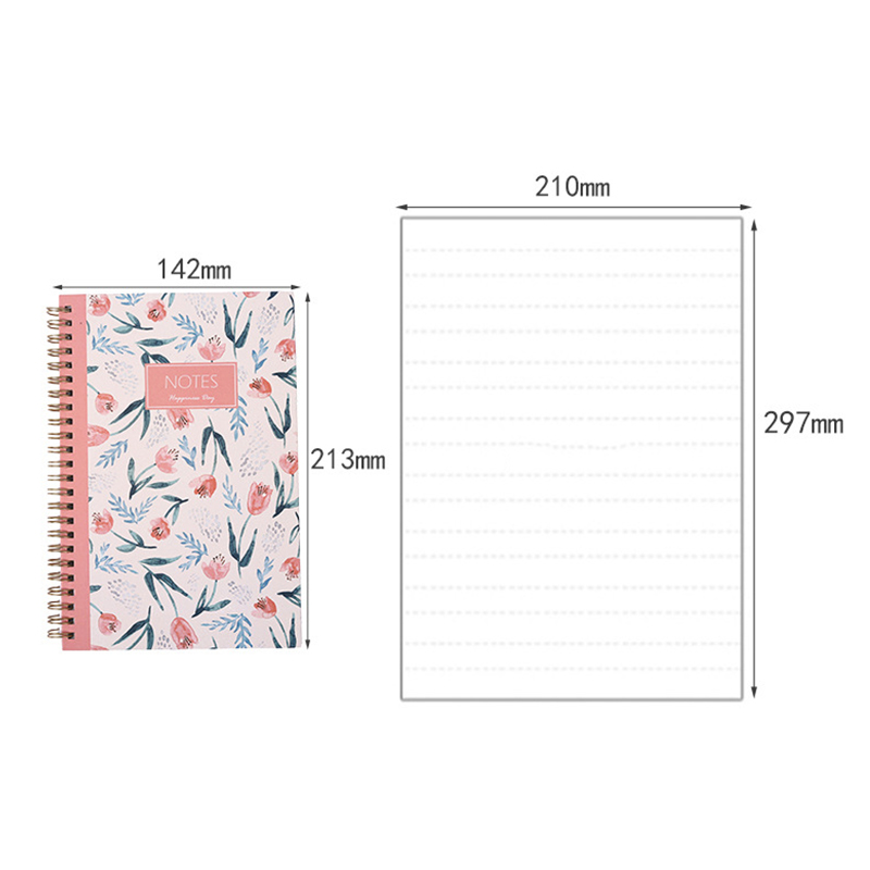 A4 Diary Journal Notebook , 142mmx213mm eco friendly printed notepads