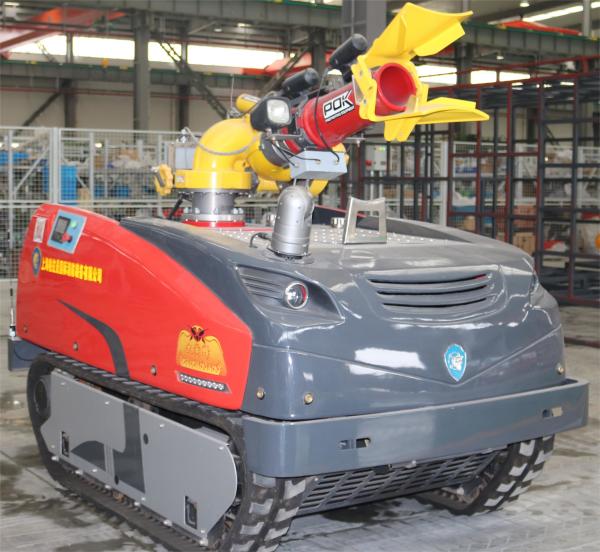 RXR-M180D Robotic Fire Fighting Vehicle Climb 35° Climb 26° Of Stairs Fire Robot