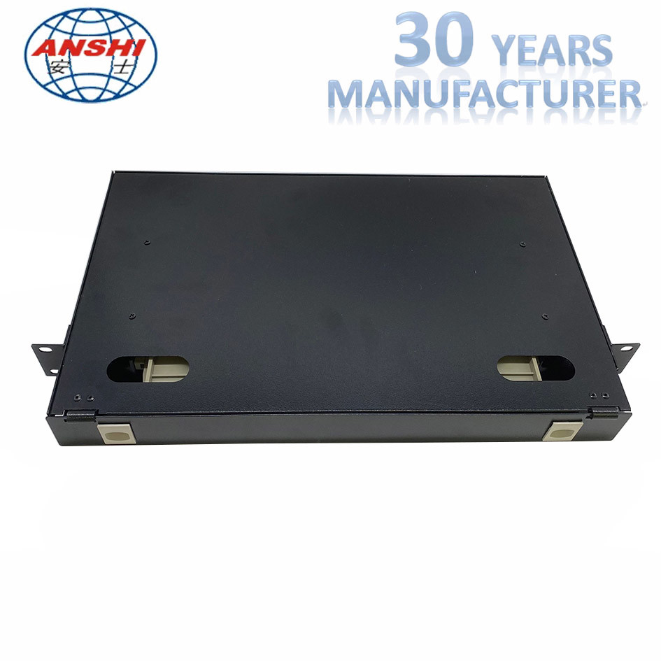 Rack Mount ODF Fiber Optic Patch Panel For Telecommunications