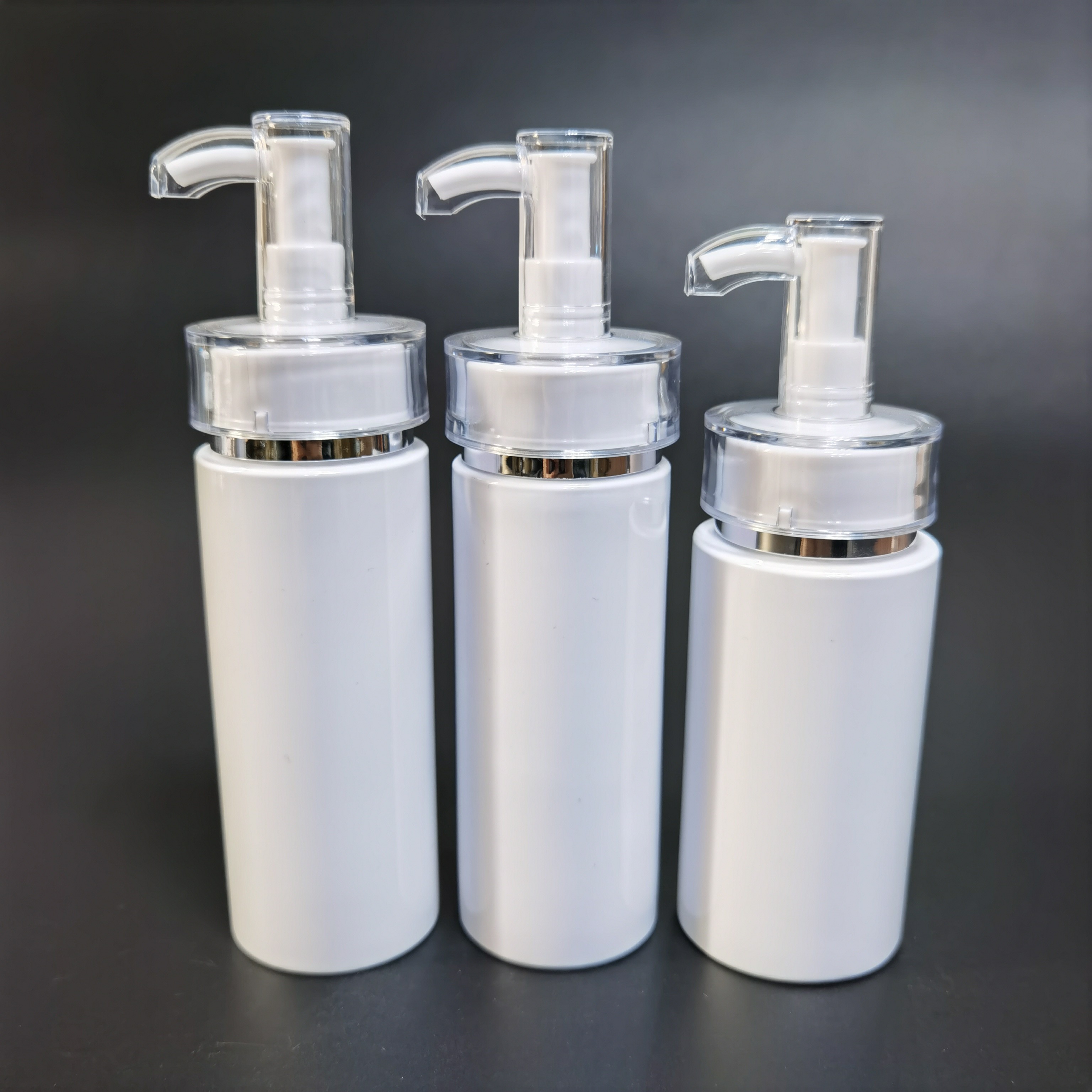 Best Selling Clear 300Ml Pet Shower Gel Shampoo Bottle W/ Pump Head Plastic Packaging