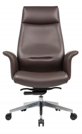 High Back Leather Ergonomic Office Chair , 1220mm TUV PU Leather Swivel Chair