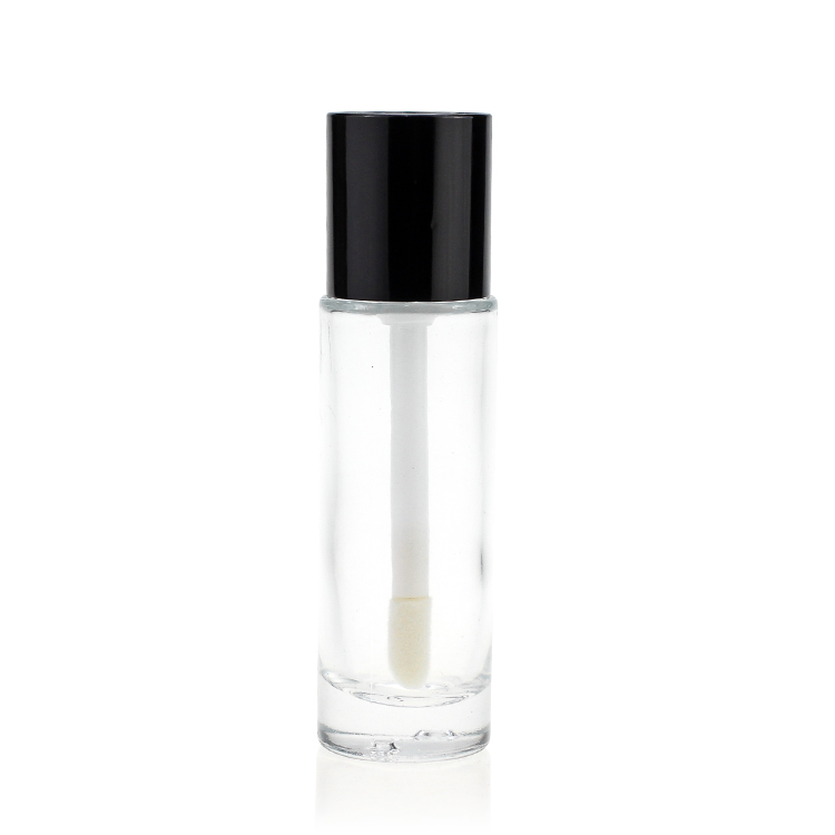 High End 30ml Clear Empty Glass Bottle Pump Cap for Liquid