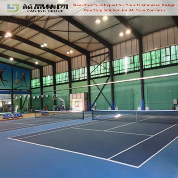 Prefab Large Space Commercial Sport Hall Warehouse Steel Structure Building