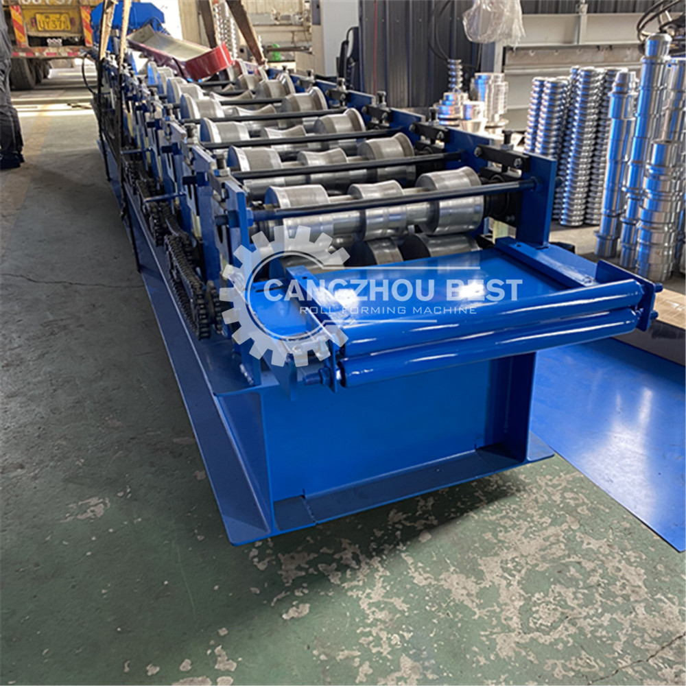 280mm Chain Driven 3kw Ridge Cap Roll Forming Machine
