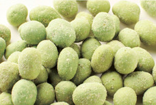 Healthy Low Fat Roasted Coated Wasabi Peanuts Coconut Flavor Without Pigment OEM