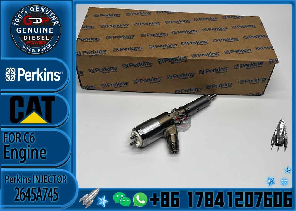 Diesel Fuel Injector 2645A745 for Engine C7 C9 C6.6 CAT Excavator 320D