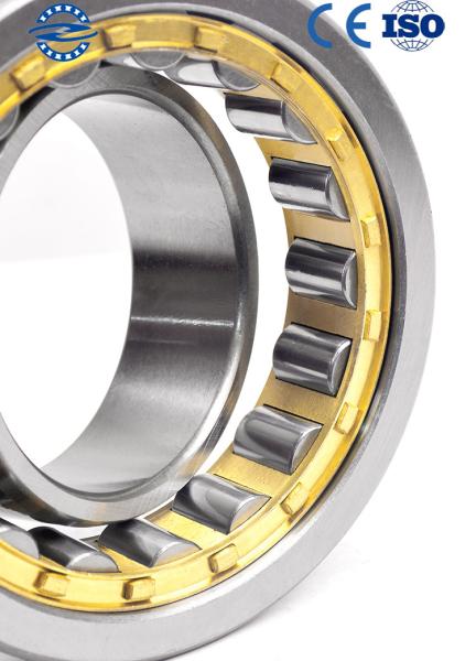 Brass Cage NJ215 Cylindrical Roller Bearing For Internal Combustion Engine 75