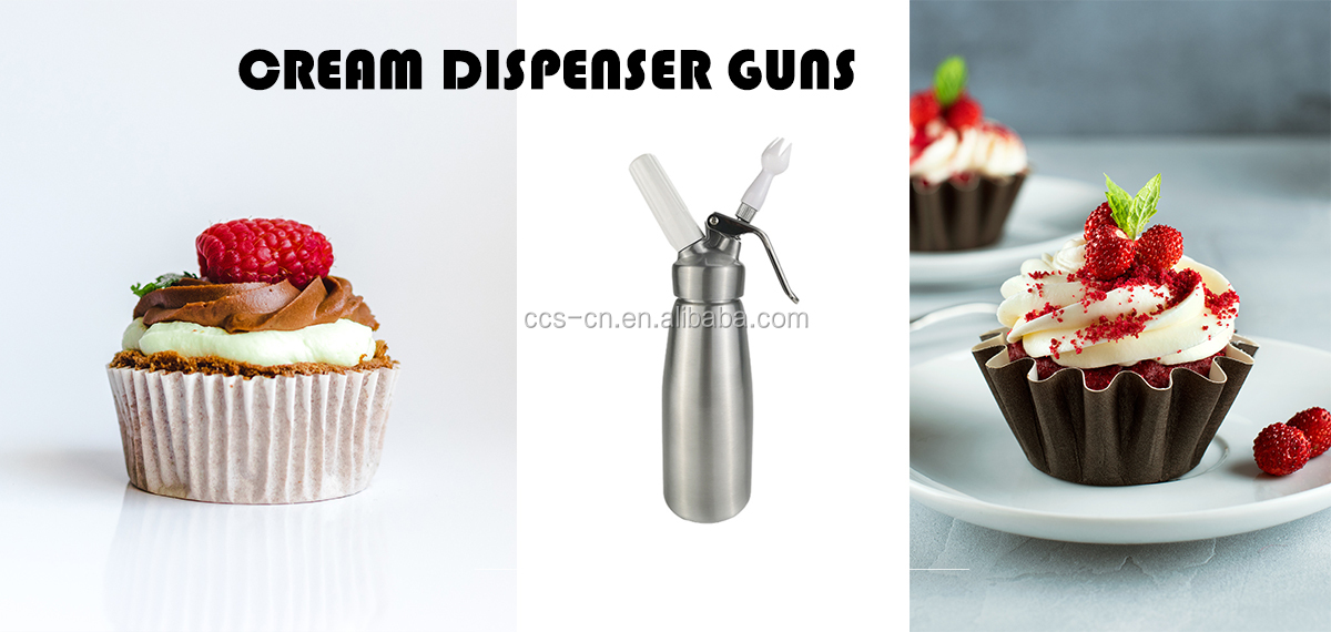 Plastic dessert tools 500ml aluminum whipped whip cream Whipper dispenser