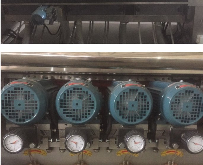 PLC 10 Motors Straight Line Processing Glass Polishing Beveling Machine Equipment for Sale
