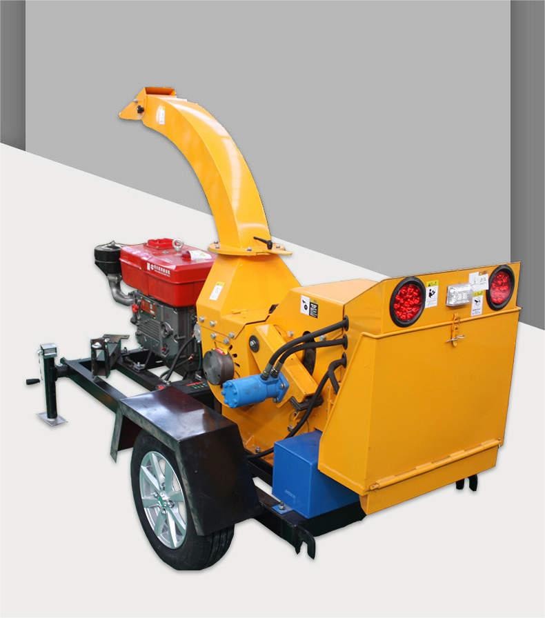 Bamboo Waste Wooden Crusher Machine Straw Dry And Wet 3kw