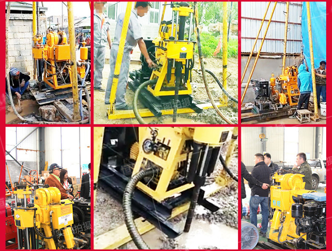 Four Wheel Diesel Exploration Core Drill Rigs