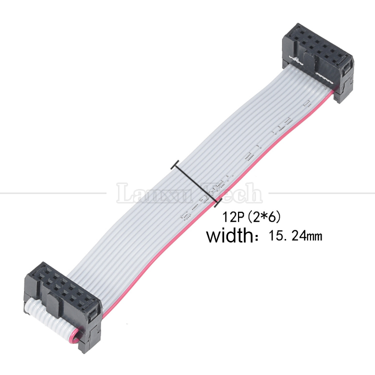 6 8 10 12 14 16 18 20 24 26 30 32 34 40 50 60 64 PIN 1.27mm Pitch IDC 2.54mm 2.0mm Connector Grey Flat Ribbon Wire Cable