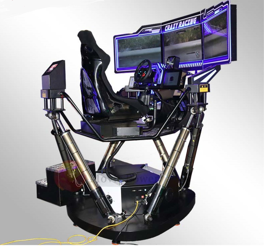 Park Simulation Rides Vr Racing Simulator , Car Motionvr Driving Simulator