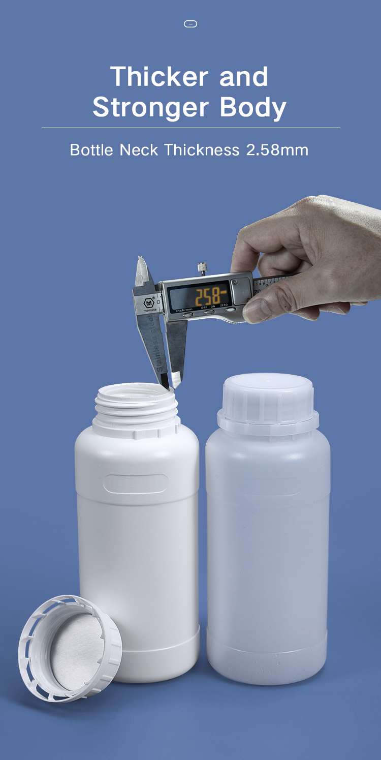 HDPE Hair Oil Packaging Bottles Biodegradable Plastic Bottles Odm