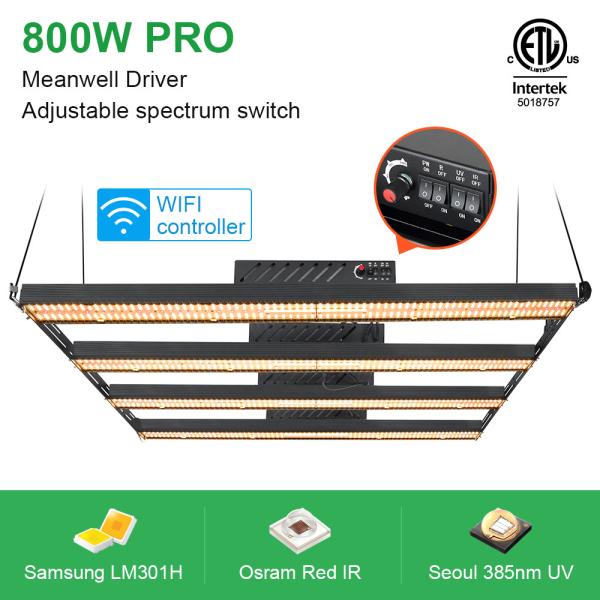 ETL Bava Full Spectrum LED Bar Far Red 800W Samsung LED Grow Light Bar