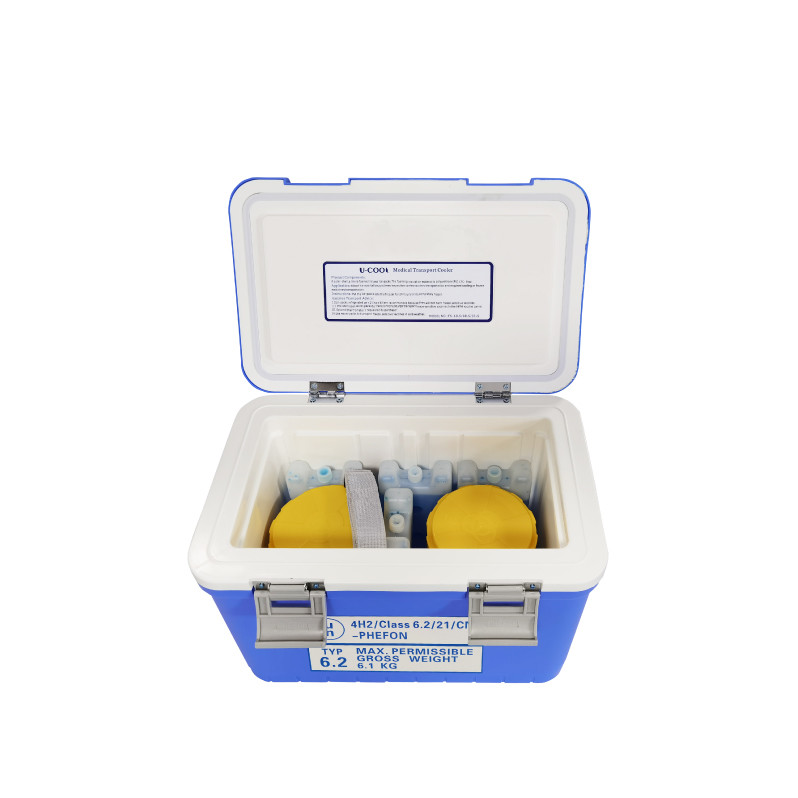 Biological UN3373 Shipping Boxes UN2814 Vaccine Transport Cooler Box