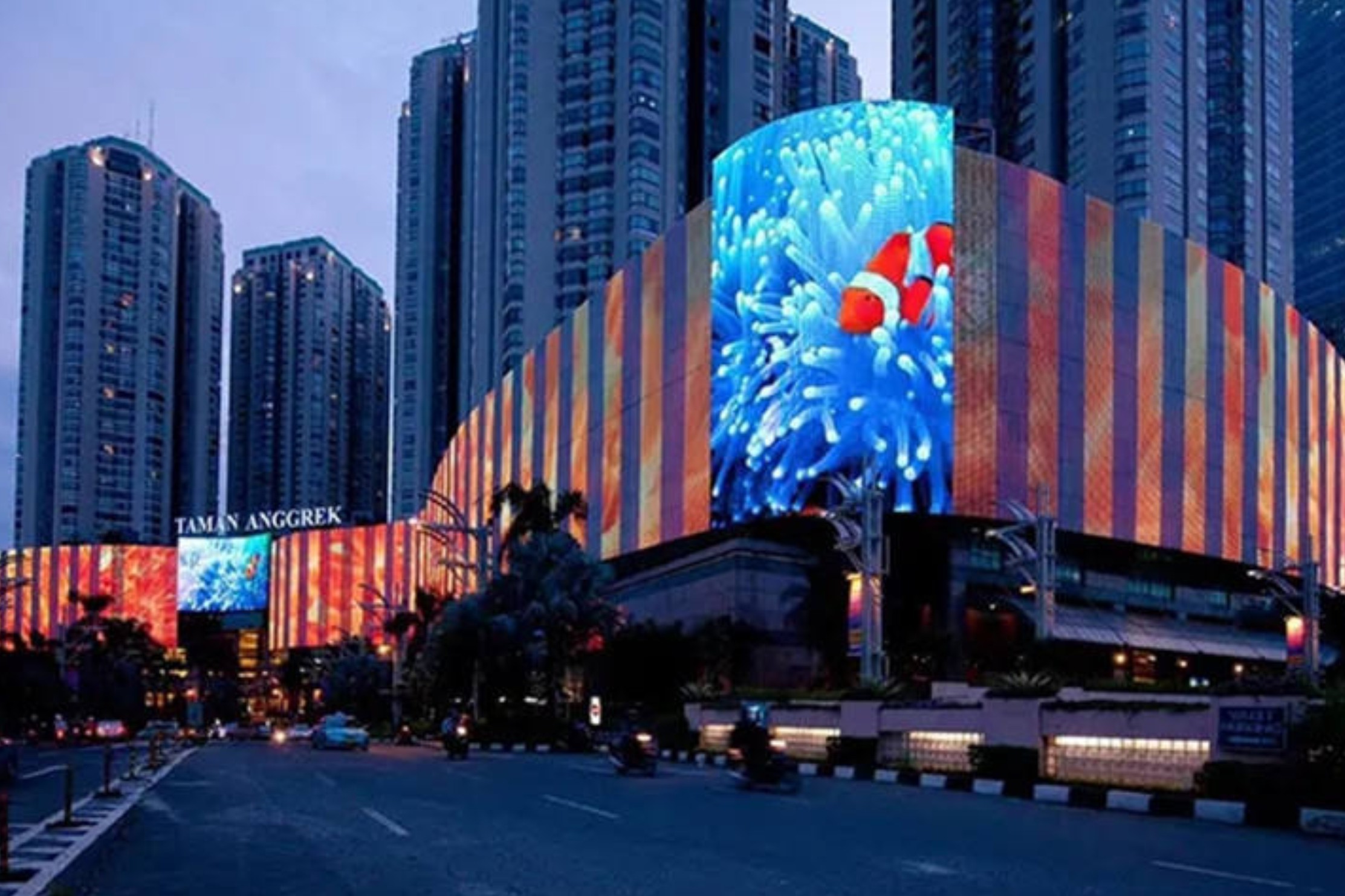 High Brightness Digital Transparent LED Display P15.6mm IP65 500*1000mm