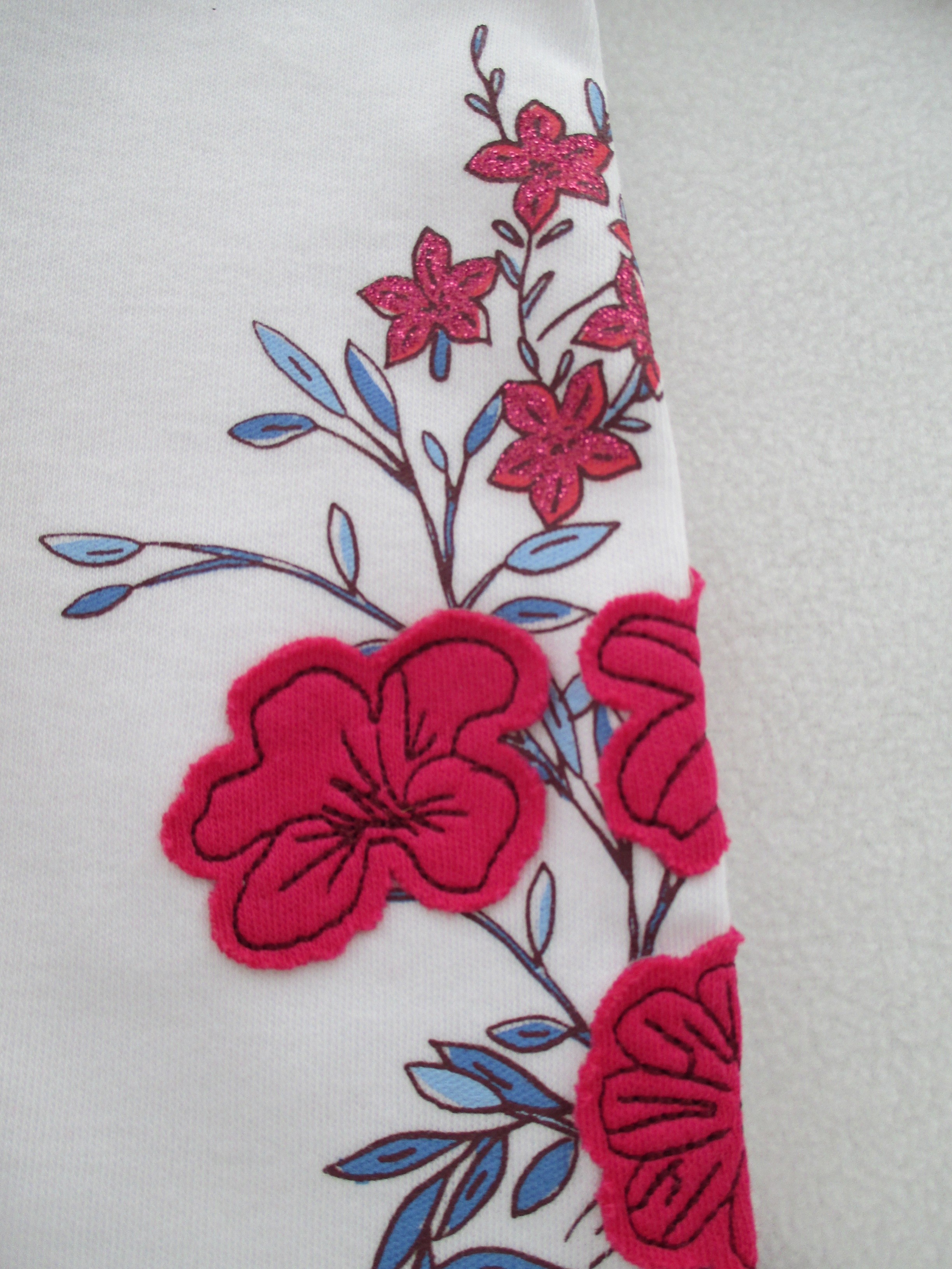 Cotton Interlock 220G Personalised Baby Pyjamas Long Sleeve With Feet Frills Along Placket