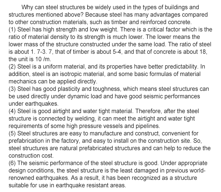 Multistory Prefabricated Steel Structure Building Metal H Beam Building Construction