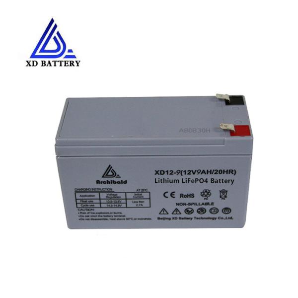 1.5kg Rechargeable Lifepo4 Battery 12v 9ah For Electric Boat / Solar Energy
