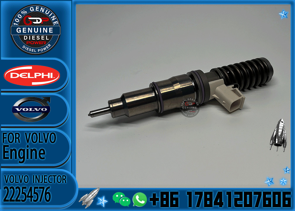 Original Diesel Fuel Injector 21977918 BEBE4P02001 BEBE4P03001 22254576 E3.27 For Volvo Injector MD13 EURO 6
