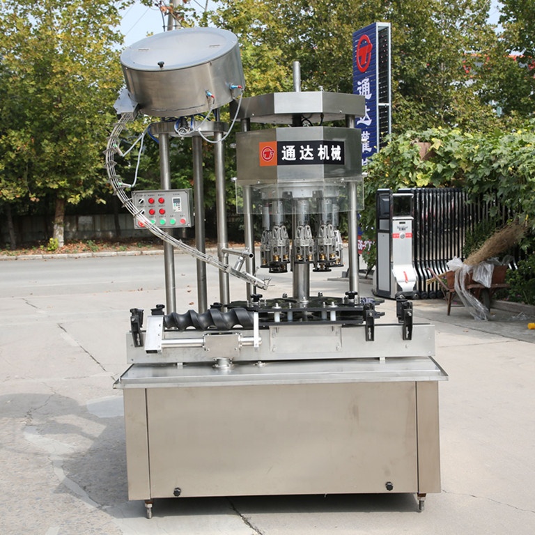 Factory price automatic screw capping machine automatic capper capping machine for glass bottles for liquid
