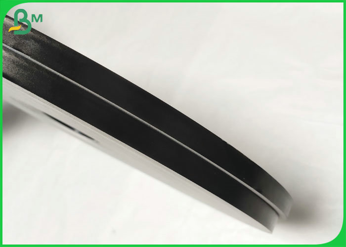 15mm 60gsm Full Black Straw Outer Layer Paper For Produce Drinking Pipes
