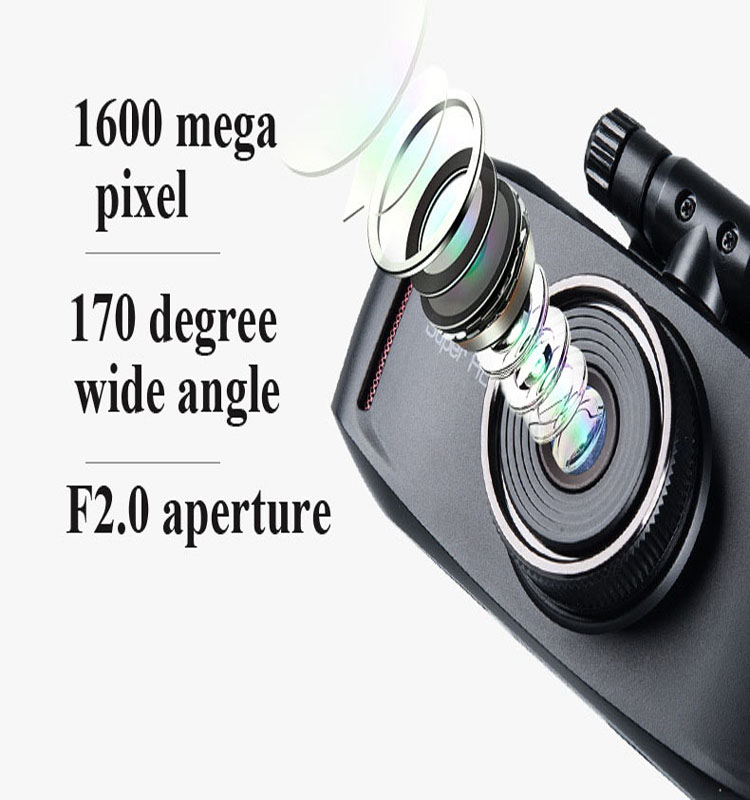2.7 inch full HD night vision car black box car dvr camera with GPS logger