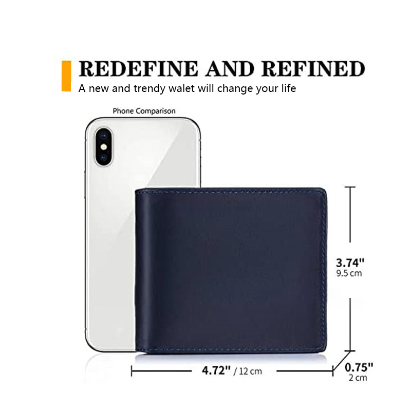 Short Wallet PU Leather Male Casual Purse ID Cards Holder Clutch Coin Purse Money Pocket