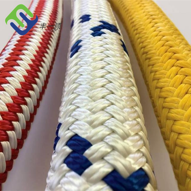Ship Synthetic 12 Strand UHMWPE Rope For Marine Towing