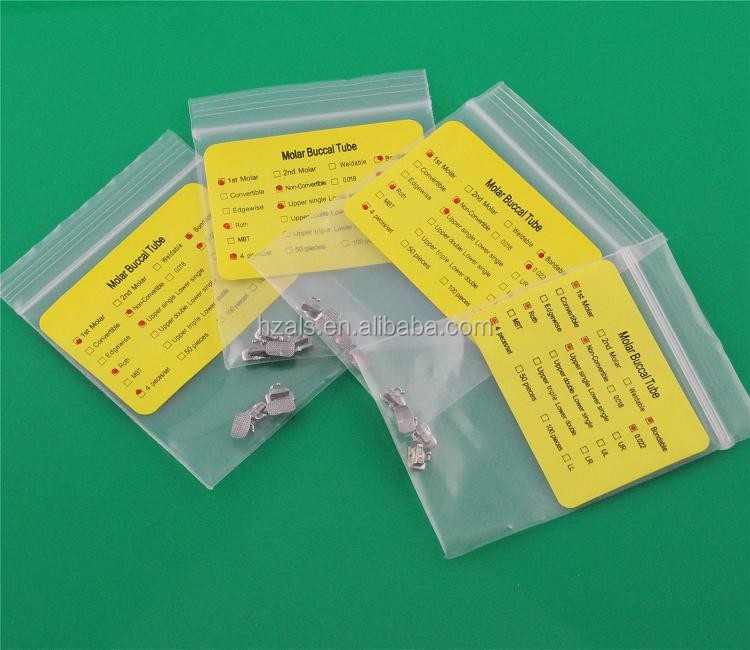 Orthodontic Dental Teeth Metal Buccal Tube Convertible 1st Molar MBT Bracket .022 Slot