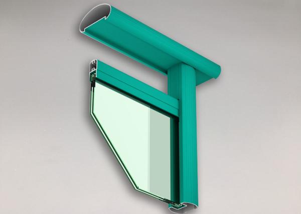 Construction Buildings 6063 Aluminum Extruded Shapes , Custom Aluminum