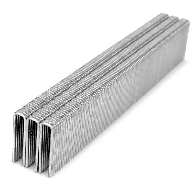 18 Gauge Galvanized Upholstery Industrial Staples L Series 1 Inch For Cabinet