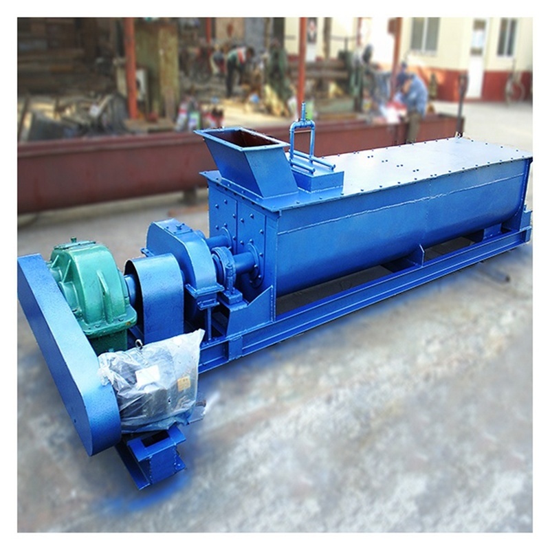 OEM Custom Professional Coal Charcoal Powder Twin Shaft Mixing Machine