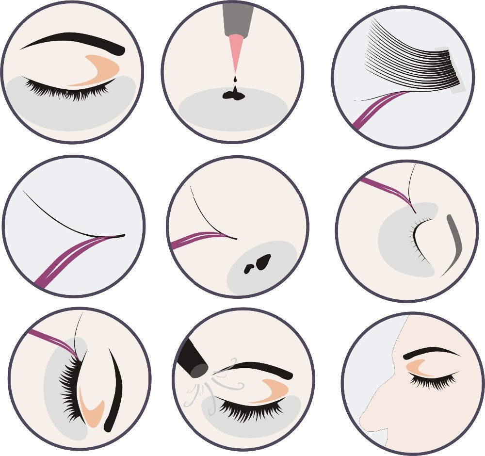 3D 4D 5D premade fans eyelash extensions private label premade volume fans