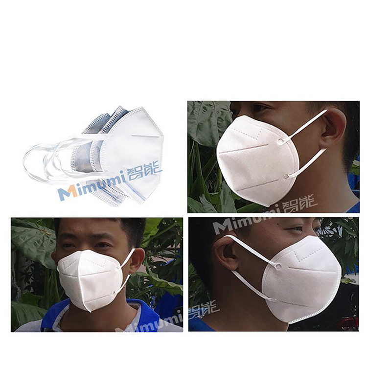 N95 Folding Non Woven Face Mask Making Machine 1800Kgs Weight