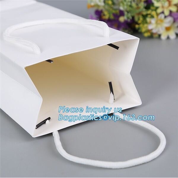 Luxury Paper Gift Carrier Shopping Bag Party Bag with Handles,printed paper carrier bag for apparel shopping bag, bageas