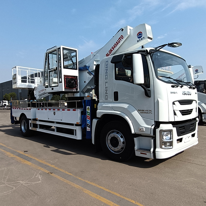 Factory Price Isuzu 45m Aerial Work Platform, Heavy-Duty Boom Lift for Wind Turbine & High-Rise Maintenance