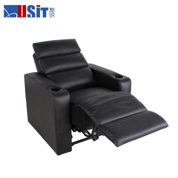 Home Theater Electric Recliner Chair With Headrest Adjustable Height Easy
