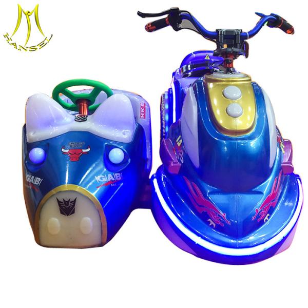 Hansel outdoor playground remote control 12V kids motorcycle for sales with two