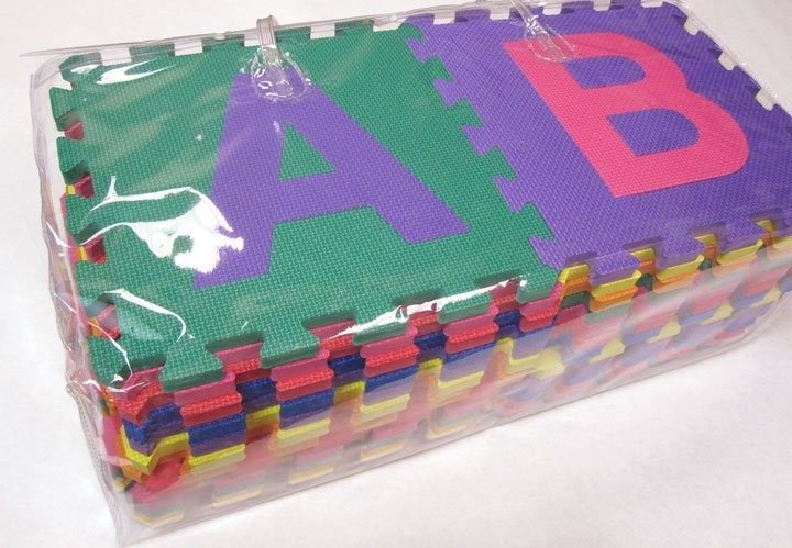 1cm thick Abc 123 Foam Puzzle Mat 36 Piece Foam Play Mat EN71 certified Manufactures