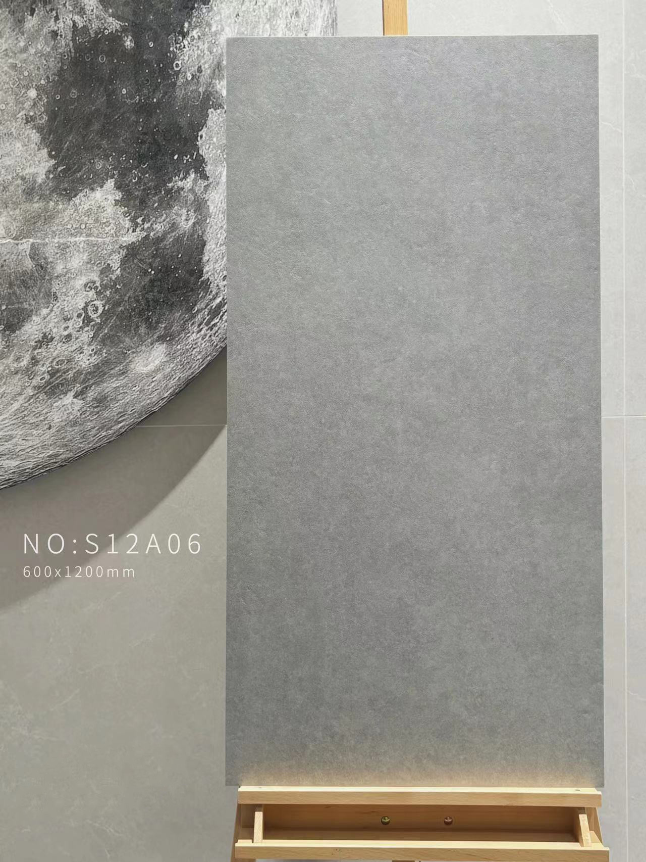 Light Grey 48"X24" Starry Glaze Baby Face Inside Floor Porcelain Tile For Bedroom