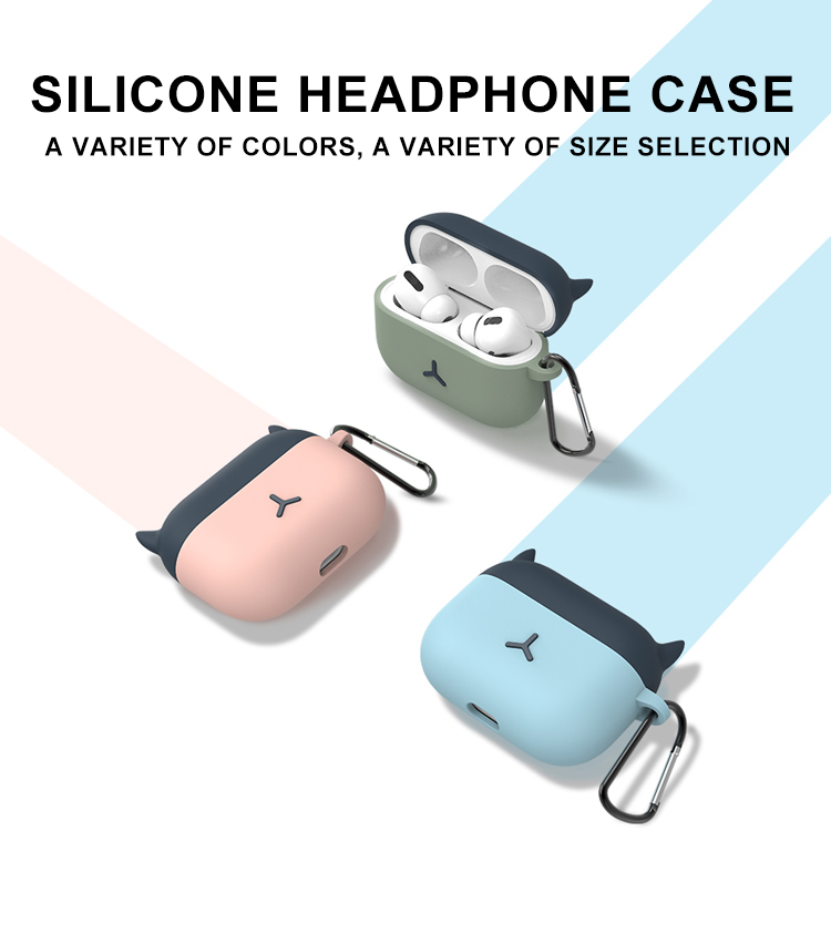 Dustproof Seamless Anti Fall Silicone Cover For Airpods Case