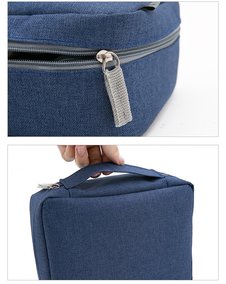 Mens Foldable Cosmetic Bag Organizer Hanging Travel Toiletry Bag