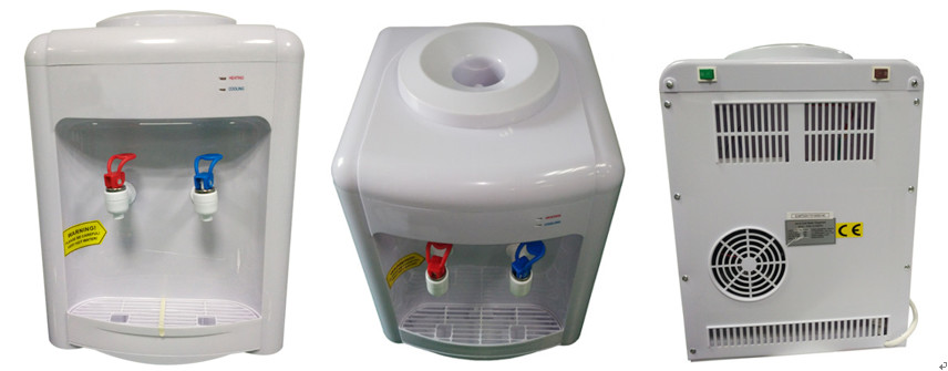 Bottled Type Tabletop Water Dispenser Thermoelectric Cooling Easy Cleaning