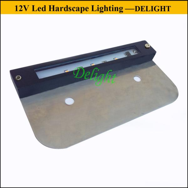 6 inch integral LED hardscape lightings LED retaining wall lighting and stone