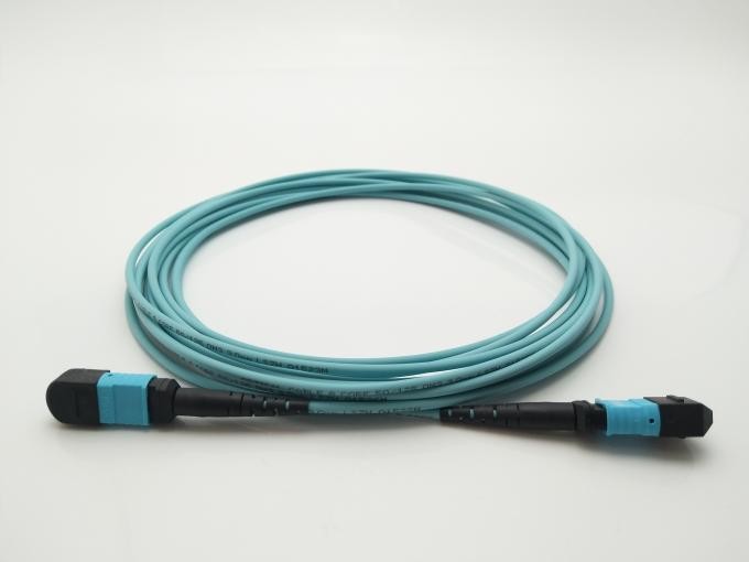 OM3 Elite Loss LSZH MPO MTP Patch Cord 850nm Multimode